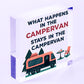 Campervan Camper Caravan Motorhome VW Gifts Travel Holiday Hanging Door Sign