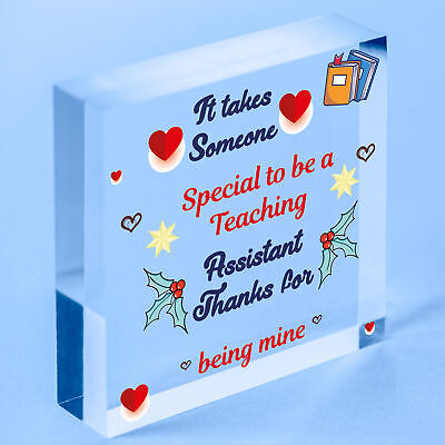 Teacher Gifts Wooden Heart School Nursery Pre School Leaving Thank You Present