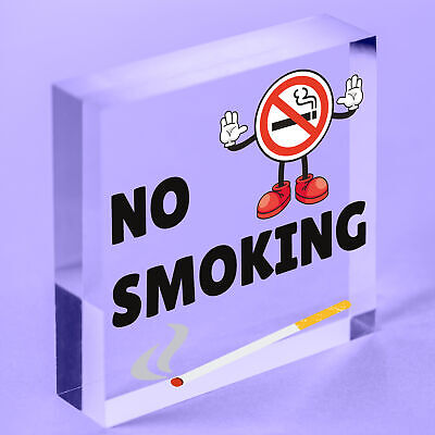 No Smoking Area Hanging Sign Hotel Garden Pub Bar Door Wall Warning Plaque