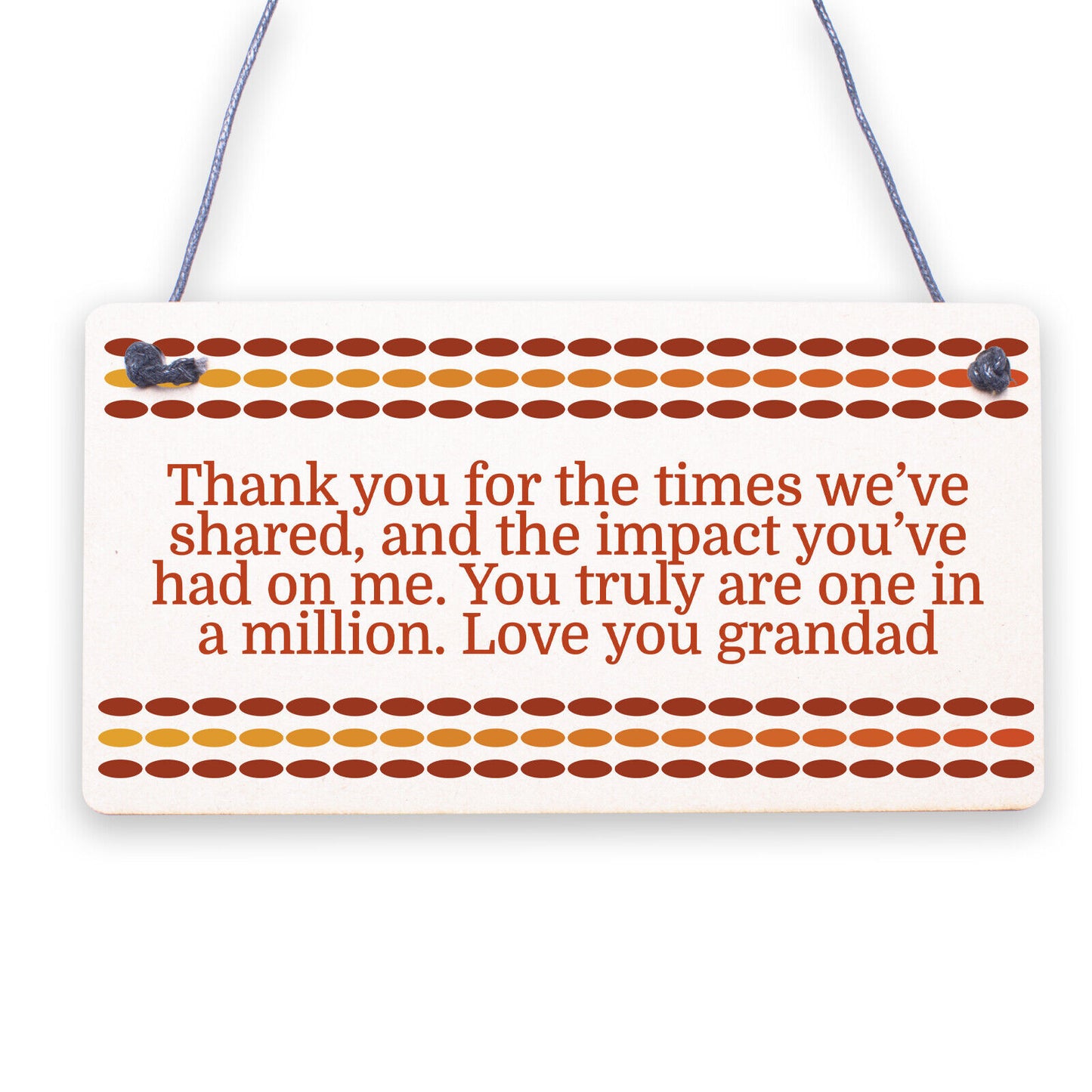 Christmas Birthday Gifts For Grandad Grandparents Standing Plaque Thank You Gift