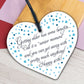 40th Birthday Card Wooden Heart 40th Birthday Gift For Women Men Keepsake Plaque