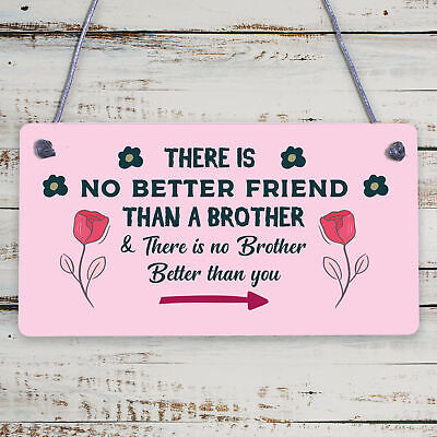 Brother Plaque Novelty Brother Gift For Birthday Christmas Friend Gift For Him