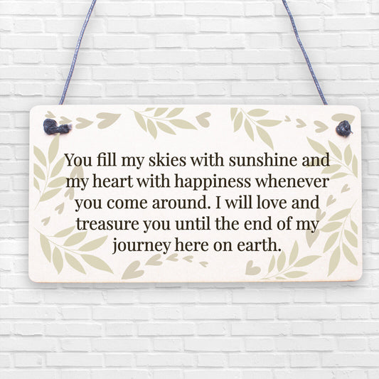 Sister Is You Handmade Beautiful Sisters Friend Gift Hanging Plaque Present Sign