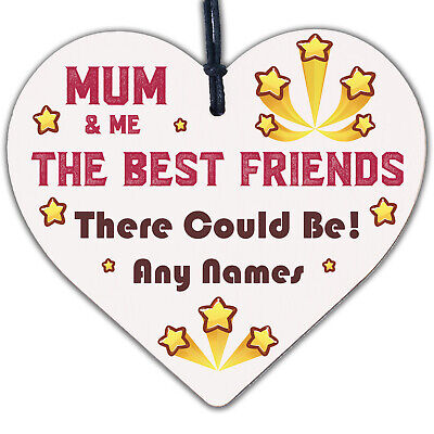 Best Friend Gift Engraved Heart Mum Gift For Birthday Mothers Day Keepsake