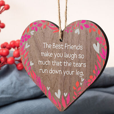 Best Friend Birthday Gift THANK YOU Hanging Plaque Friendship Christmas Keepsake