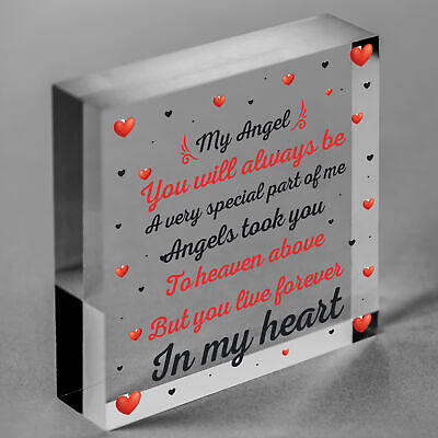 Wood Memorial Gift Remembrance Plaque For Mum Dad Nan Grandad Daughter Wife