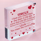 Uncle Birthday Gifts Wooden Heart Plaque Uncle Birthday Card Thank You Gifts