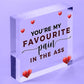 Hilarious Funny Anniversary Block For Him Her Valentines Day Block Husband Wife