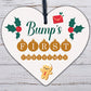 Bumps First Christmas Heart Decoration Wooden Christmas Tree Baubles Mum To Be