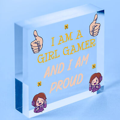 Gamer Gaming Gifts For Women Novelty Birthday Gift For Daughter Girl Gamer Sign