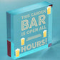 Novelty Home Bar Garden Summerhouse Shed Man Cave Sign Alcohol Home Gift