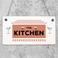 The Kitchen Hanging Plaque Seaside Nautical GIFT Shabby Chic Vintage House Sign