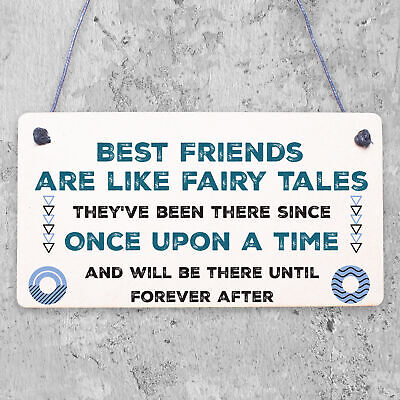 Birthday Gifts For Best Friend Hanging Plaque Christmas Card Gift THANK YOU Sign