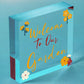 Welcome To Our Garden Sign Floral Design Home Decor Mum Nan Family Gift