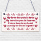 Love For You Memorial Loving Memory Heaven Gift Hanging Plaque Family Poem Sign