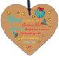 Mum Christmas Memorial Tree Decoration Hanging Wooden Bauble Gift For Mother