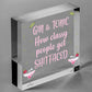 Funny Gin & Tonic Gift For Gin Lovers Hanging Alcohol Kitchen Bar Pub Plaque