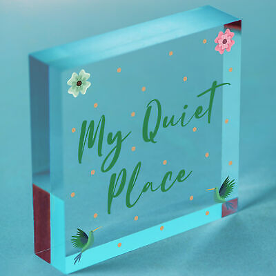 Quiet Place Garden Sign Shed SummerHouse Plaque MUM NAN Women Gifts For Her