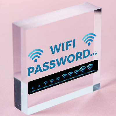 Wifi Password Hanging Home Decor Plaque House Warming Gift Home Internet Sign