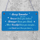 Braver Stronger Beautiful Quote Wallet Insert Friendship Gift Birthay Christmas