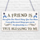 THANK YOU Gift Plaque For Best Friend Birthday Christmas Keepsake Gift For Her