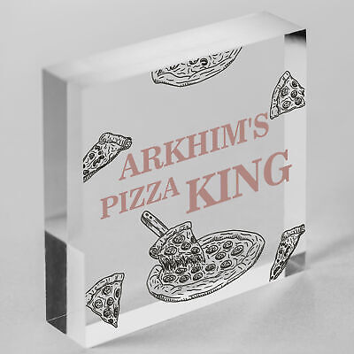 Personalised Pizza King Sign Pizza Oven Sign Garden Summerhouse Plaque