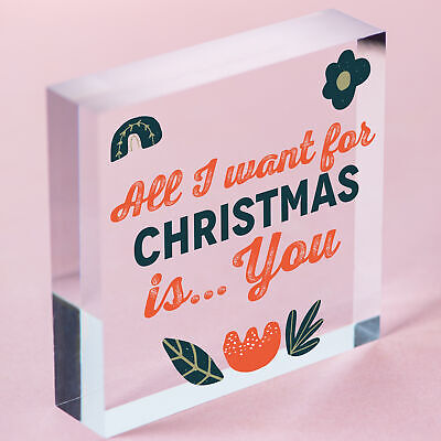 All I Want For Christmas Is Heart Husband Wife Boy Girl Friend Relationship Gift