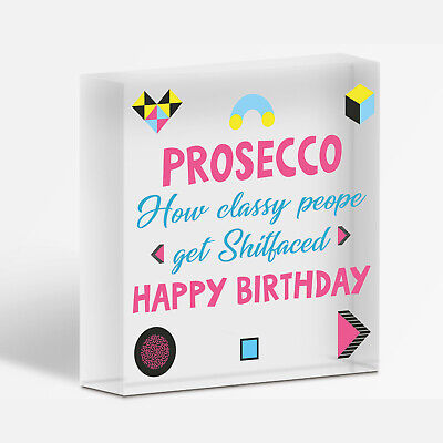 Prosecco Funny Happy Birthday Heart Boyfriend Girlfriend Best Friend Wife Gifts