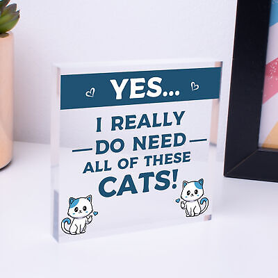 Cat Signs For Home Funny Cat Gift Home Wall Plaque Pet Animal Cat Lover Gifts