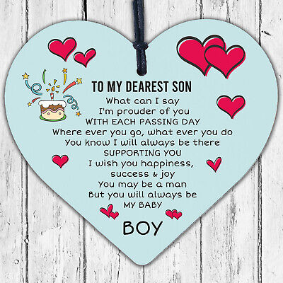 Son Gifts From Dad 18th 21st Birthday Gift Card Son Gift From Mum Gift For Him