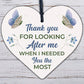 Volunteer Carer Gift Wooden Heart Thank You Gift For Him Her Friendship Gifts