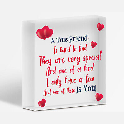 Best Friend Gifts Wood Heart Gift For Friend Colleague Friendship Birthday Gifts