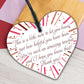 Thank you teacher Special Message Wooden Heart Plaque Sign Appreciate You