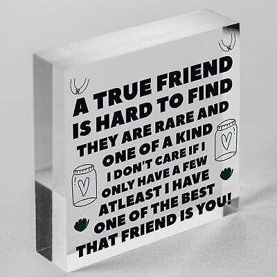 Special Gift For Friend Birthday Christmas Best Friend Plaque Friendship Sign