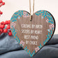 Cousin Keepsake Gift For Christmas Birthday Heart Best Friend Sister Plaques