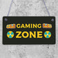 Gaming Zone Plaque For Boys Bedroom Man Cave Gaming Gamer Accessories