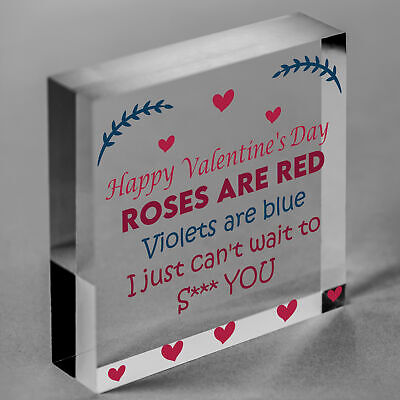 Valentines Day Rude Heart Gift For Him Her Novelty Gift For Boyfriend Girlfriend