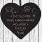 Childminder Thank You Gift Wood Hanging Heart Teacher Friendship Gift Keepsake