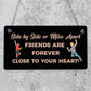 Close Friends Are Forever Love Best Friendship Heart Gift Hanging Wooden Plaque