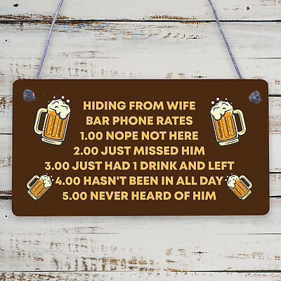 Funny Alcohol Sign Vodka Gin Beer Gifts Man Cave Home Bar Pub Wife Gift Plaque