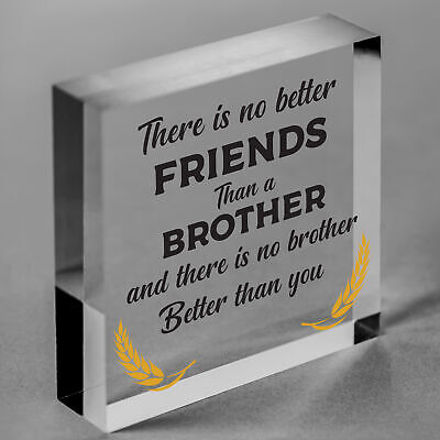 Special Brother Sister Gifts For Brother Birthday Keepsake Friendship Thank You