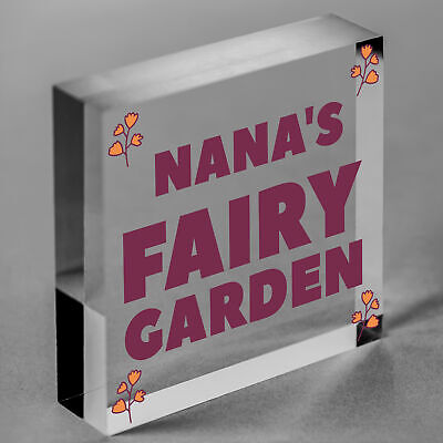 FAIRY GARDEN Plaque PERSONALISED Summerhouse Garden Shed Sign