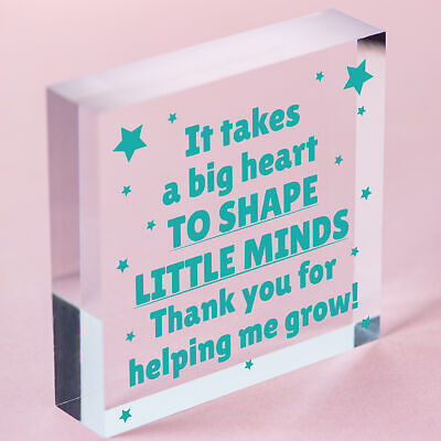 Thank You Gifts For Teacher Teaching Assistant Nursery Teacher Wooden Plaque