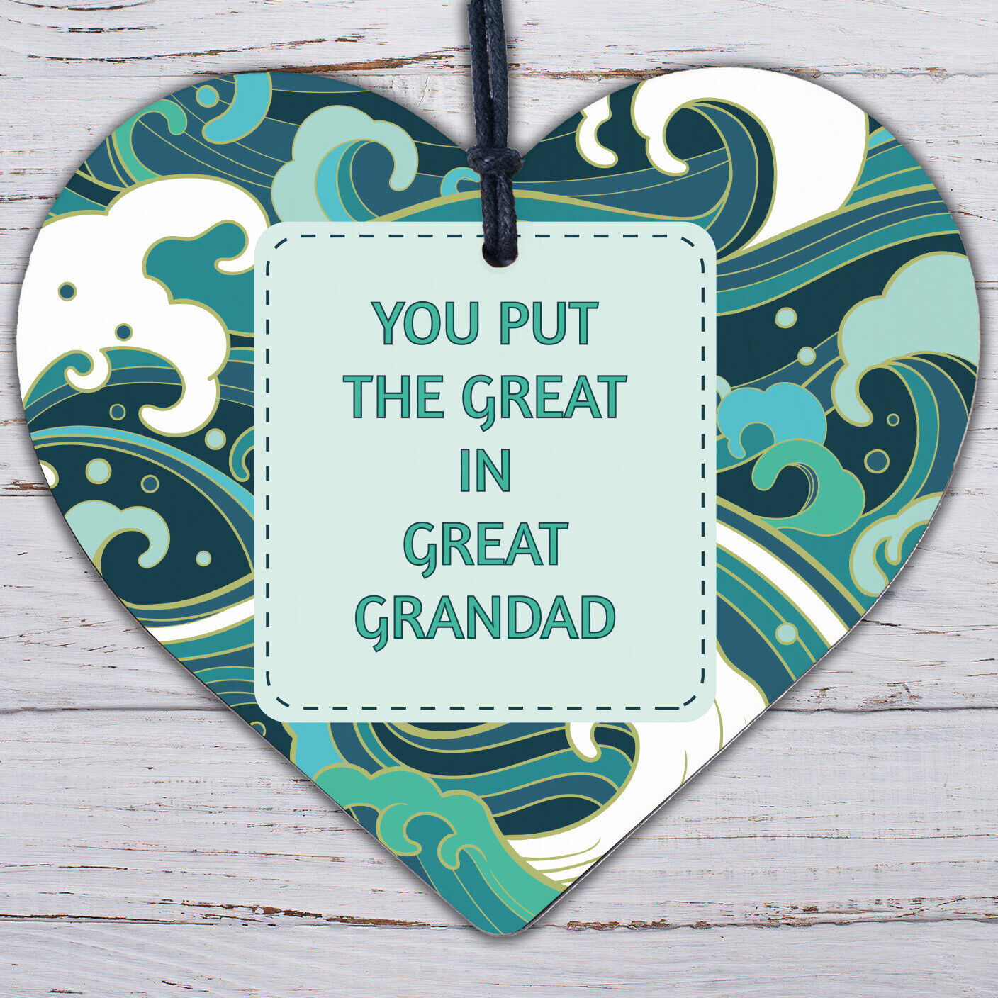 Great Grandad Gifts Engraved Heart Birthday Gift For Great Grandad Gift For Him
