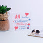 Amazing Colleague Co Worker Wood Heart Plaque Friendship Work Thank You Gift