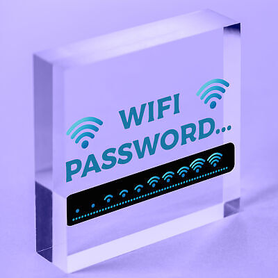 Wifi Password Hanging Home Decor Plaque House Warming Gift Home Internet Sign