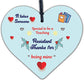 Teacher Gifts Wooden Heart School Nursery Pre School Leaving Thank You Present