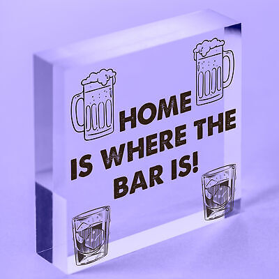 Funny Bar Sign Novelty Pub Sign Home Bar Decor Man Cave Gifts Gift For Him