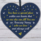 Amazing Nanny Gifts For Birthday Wooden Heart Sign Thank You Gifts For Nanny