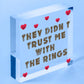 Wedding Decoration Didn't Trust Me Page Boy Reception Decor Mr & Mrs Gift